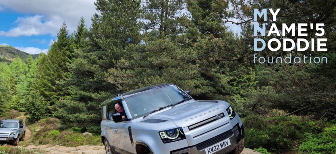 Land Rover Experience Scotland Fundraising for My Name'5 Doddie Foundation